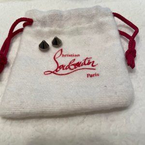 Two (2) Christian Louboutin studs - SILVER